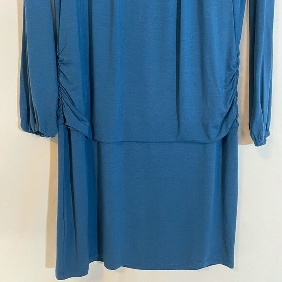 🟢TOMMY BAHAMA Tambour Cold-Shoulder Dress Deep Azure S/P - Picture 6 of 9
